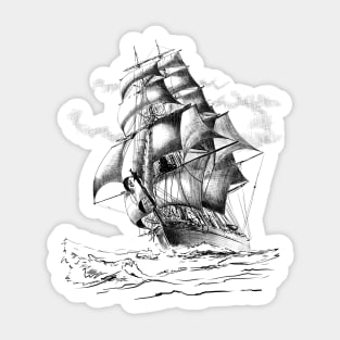 Segelschiff Sticker